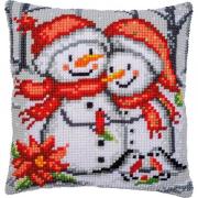 Coussin - Bonhommes de neige