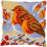 Coussin - Rouges-gorges