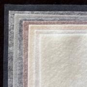Assortiment de feutrine Velours Nacre 15x15cm.