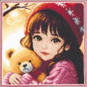 Fille avec ours