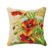 Coussin - Coquelicots