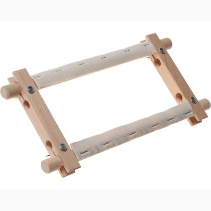 Cadre rotatif en bois pour broderie et tapisserie 9x6\"