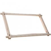 Cadre rotatif en bois pour broderie et tapisserie 27x12"