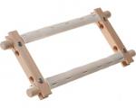 Cadre rotatif en bois pour broderie et tapisserie 15x9"