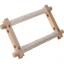 Cadre rotatif en bois pour broderie et tapisserie 9x9"