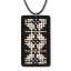 Pendentif - Blanc et or