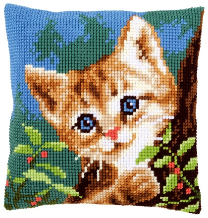 Coussin - Chat sur l\' arbre