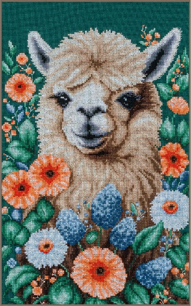 Cachée dans les fleurs
