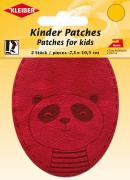 Patches en simili cuir velours - Panda