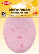 Patches en simili cuir velours - Girafe