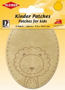 Patches en simili cuir velours - Lion