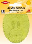 Patches en simili cuir velours - Lapin