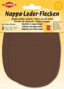 Patches en cuir nappa - Marron foncé