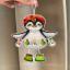 Penguin with a garland