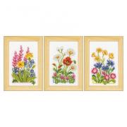 Miniatures Fleurs des champs - lot de 3