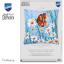 Coussin - Papillon et fleurs blancs