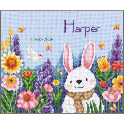 Lapin dans le jardin