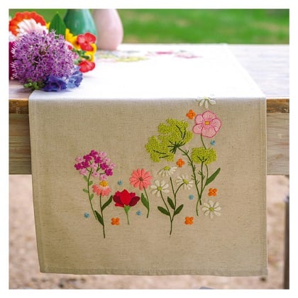 Chemin de Table - Fleurs sauvages