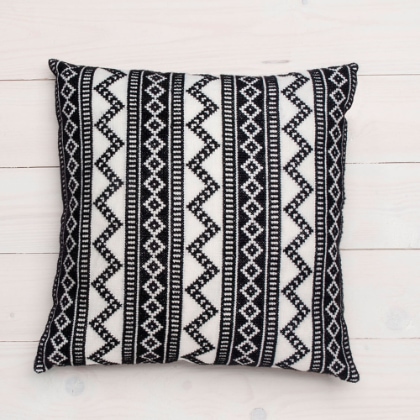 Coussin - Géométries claires et sombres