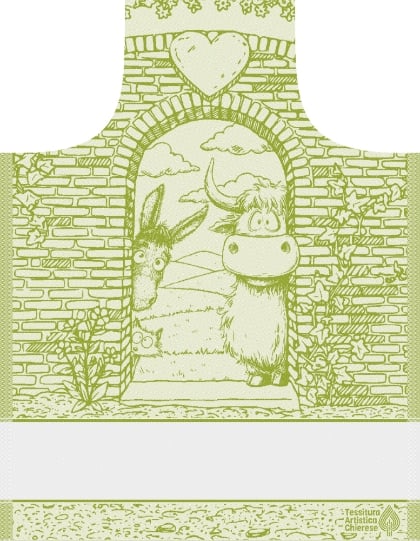 Tablier - Happy Farm - Vert