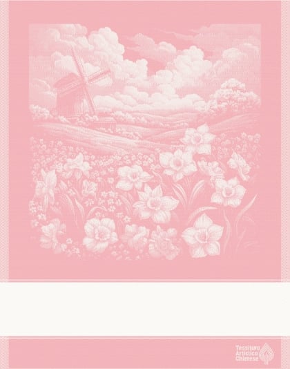 Serviette - Paesaggio 1 - Rose