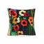Coussin - Motif floral coloré - Fleurs sauvages