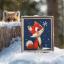 Lumière de neige délicate - Renard