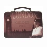 Valisette Vintage «London» - Golden 20th - Small