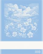 Serviette - Paesaggio 1 - Bleu