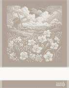 Serviette - Paesaggio 1 - Lin mélangé Ecru