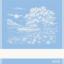 Serviette - Paesaggio 2 - Blu