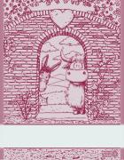 Serviette - Happy Farm - Rouge