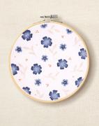Fleurs bleues par Jenni Davis