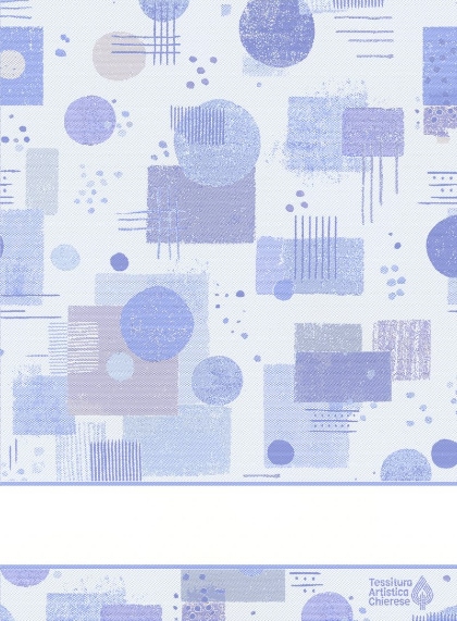 Serviette - Bauhaus - Bleu