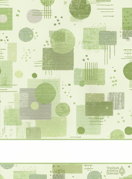 Serviette - Bauhaus - Vert