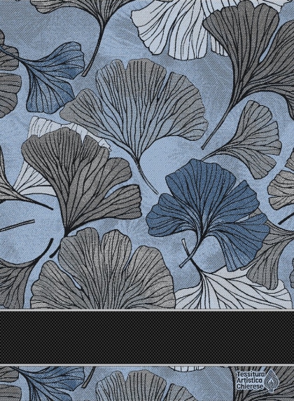 Serviette - Biloba - Arc-en-Ciel Bleu