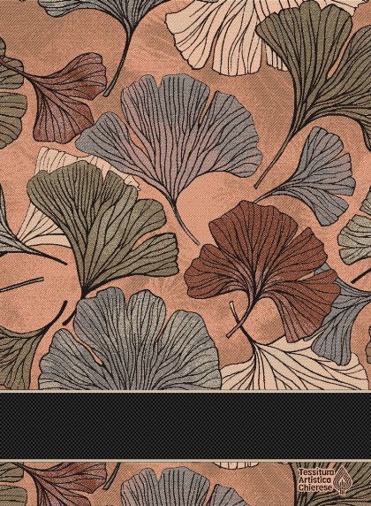 Serviette - Biloba - Arc-en-Ciel étrusque