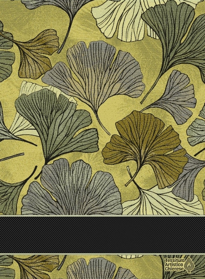 Serviette - Biloba - Arc-en-Ciel Jaune-Vert