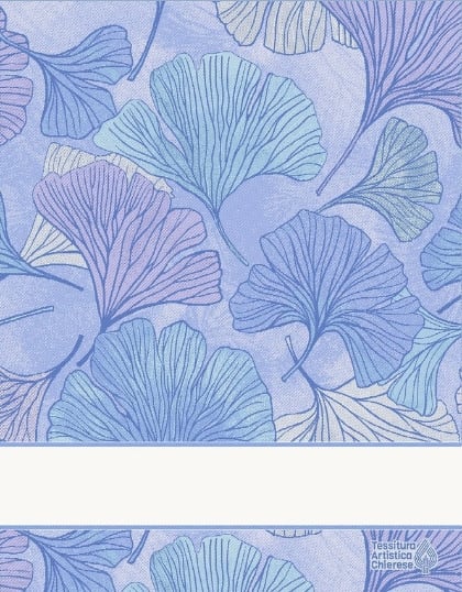 Serviette - Biloba - Bleu