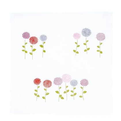 Mouchoir en mousseline de coton - Dahlia Purple