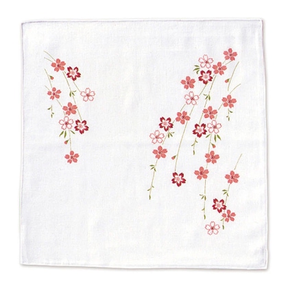 Mouchoir en mousseline de coton - Sakura Pink