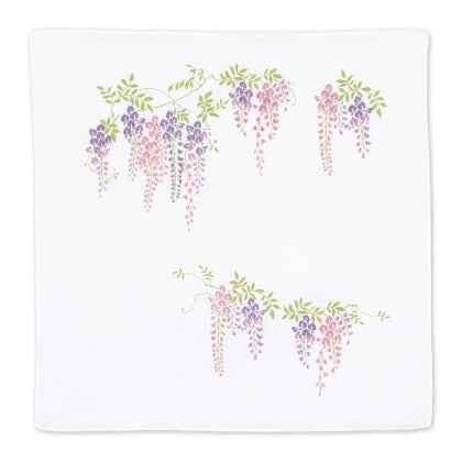 Mouchoir en mousseline de coton - Wisteria Purple