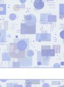 Serviette - Bauhaus - Bleu