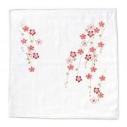 Mouchoir en mousseline de coton - Sakura Pink