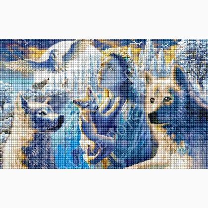 Esprit de la montagne - Strass ronds