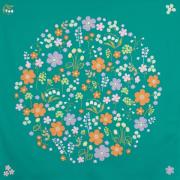 Hime Adeline Klam - Flower Garden Peacock Green