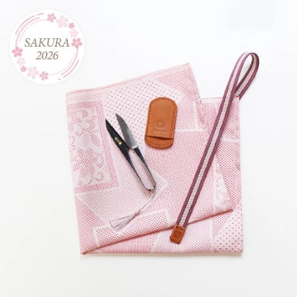 Ciseaux Shozaburo avec Furoshiki - Sakura 2026