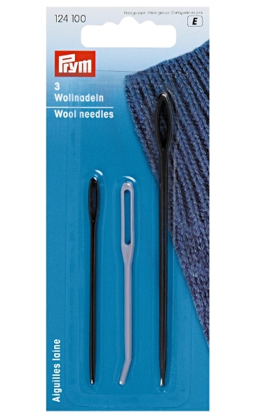 Aiguilles à laine assorties en plastique