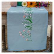 Chemin de Table - Fleurs pastel