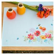 Set de table (2) - Coquelicots et fleurs sauvages